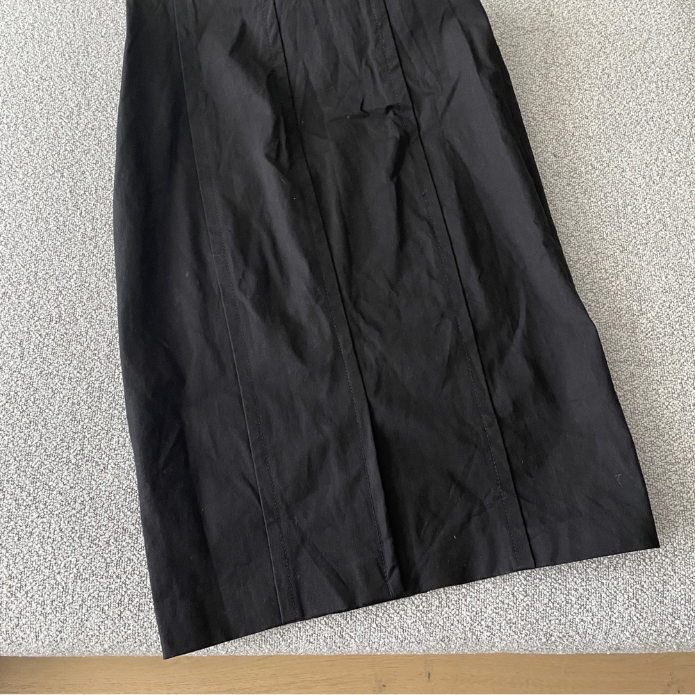 Banana Republic Solid Black Square Neck Sheath Dr… - image 5